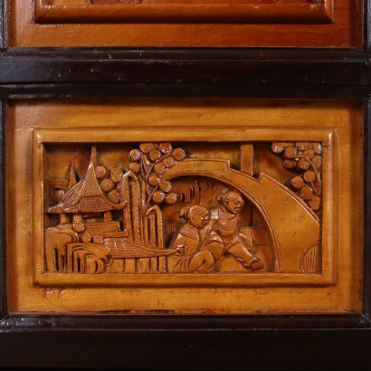 Small Cabinet Wood Italy XX Century