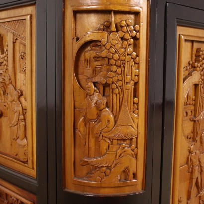 Small Cabinet Wood Italy XX Century
