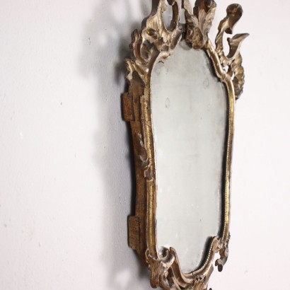 Baroque Mirror Wood Italy XVIII Century