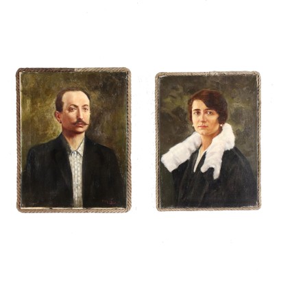 Coppia di ritratti maschile e femminile,Coppia di ritratti maschile e femminile,Coppia di Ritratti maschile e femminile,Coppia di ritratti maschile e femminile,Coppia di ritratti maschile e femminile