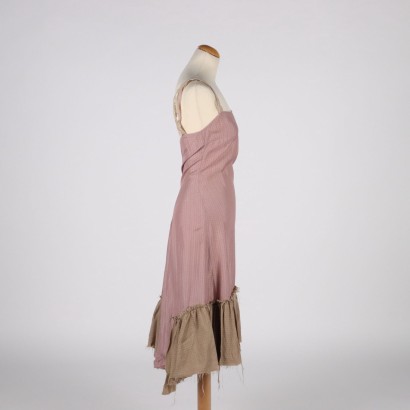 Pink and Beige Stefanel Dress Size 40 Clothing Woman I spring
