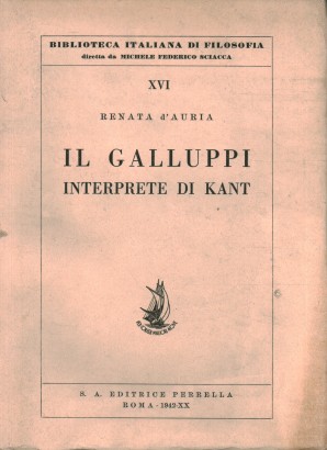 Il Galluppi. Interprete di Kant
