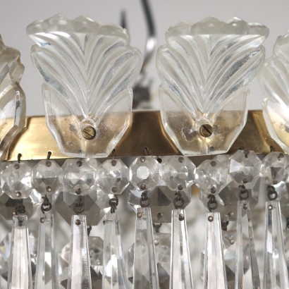 Baccarat Style Chandelier Glass Italy XX Century