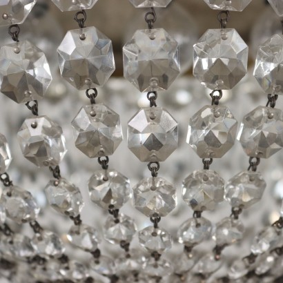 Baccarat Style Chandelier Glass Italy XX Century