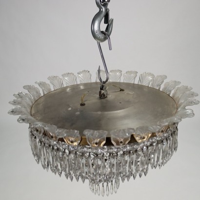 Baccarat Style Chandelier Glass Italy XX Century