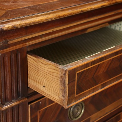 Commode Néoclassique Acajou Italie XVIII Siècle