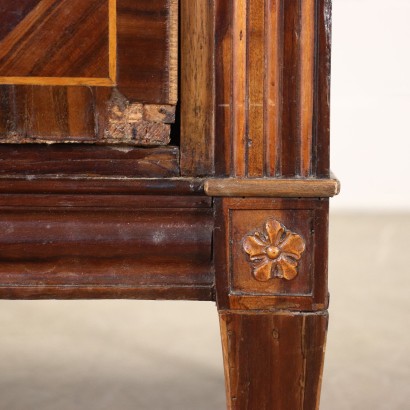 Commode Néoclassique Acajou Italie XVIII Siècle