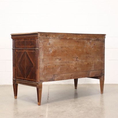 Commode Néoclassique Acajou Italie XVIII Siècle