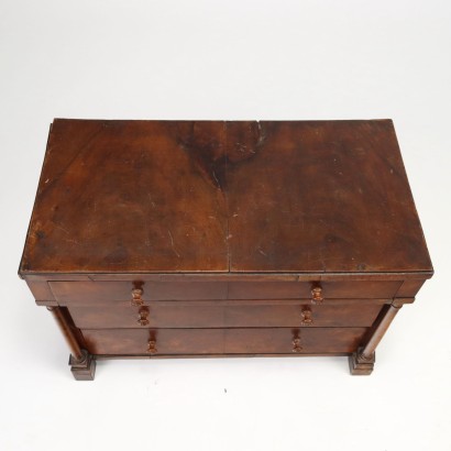 Modèle d\'une Commode Empire Noyer Italie XIX Siècle