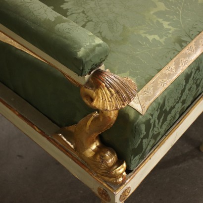 Paar Restauration Sofa Italien XIX Jhd