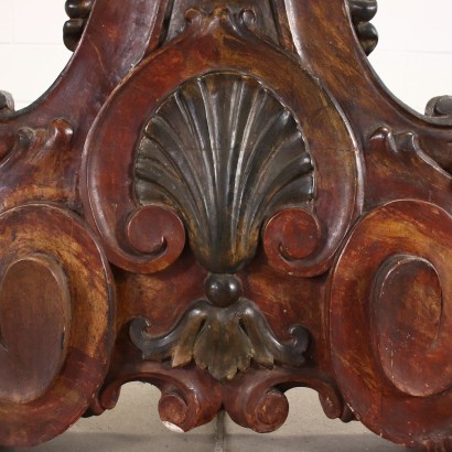 Porte-Vase Néo-Baroque Bois Italie XIX Siècle