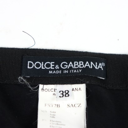 ,Gonna a Fiori in Seta Dolce & Gabban