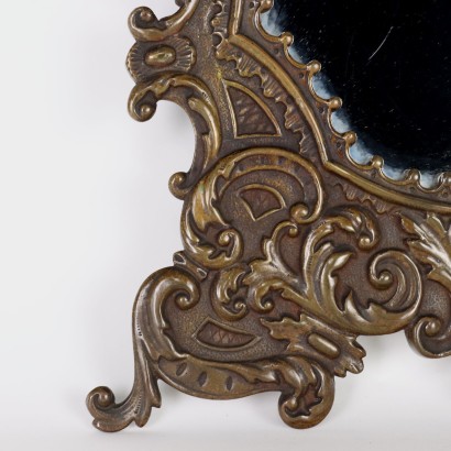 Miroir Éclectique Bronze Italie XIX Siècle