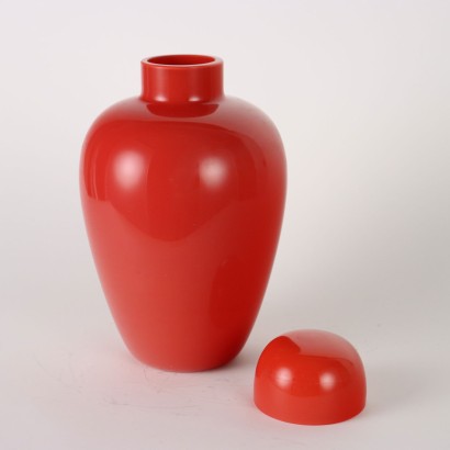 Vase Venini Série Chinoise Verre Italie 1991