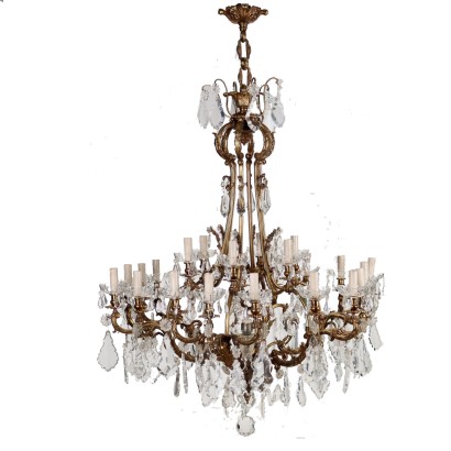 Chandelier Glass Italy XX Century