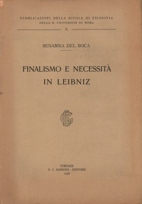 Finalismo e necessità in Leibniz