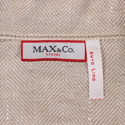 lino, blazer, blazer in lino, blazer max&co, max&co., puro lino, secondhand, max&co secondhand,Blazer in Lino Max&Co.