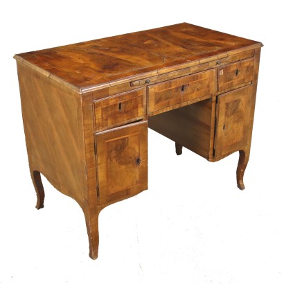 Desk Various Woods Italy XX Century