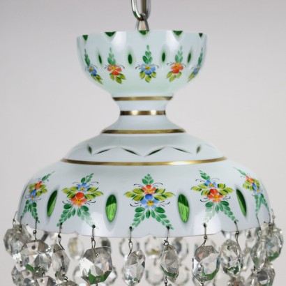 Chandelier Glass Czechoslovakia XX Century
