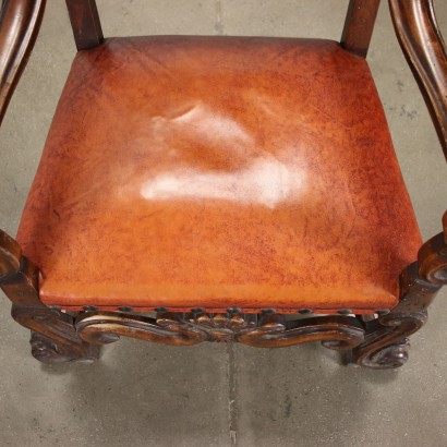 Fauteuil Bois Italie XX Siècle