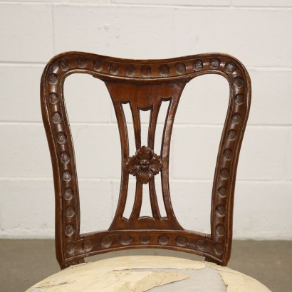 antique, chaise, chaises antiques, chaise antique, chaise italienne antique, chaise antique, chaise néoclassique, chaise du XIXe siècle, groupe de chaises néoclassiques émiliennes