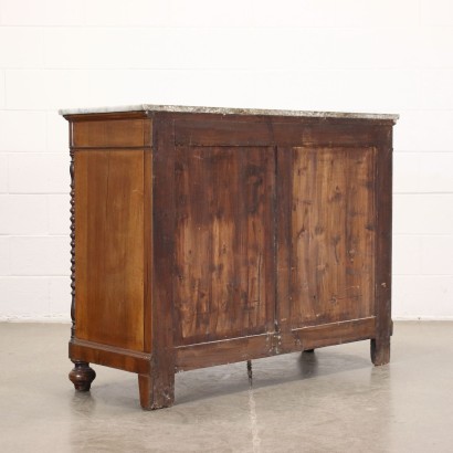 Charles X Chest of Drawers Walnut Italy XIX Century