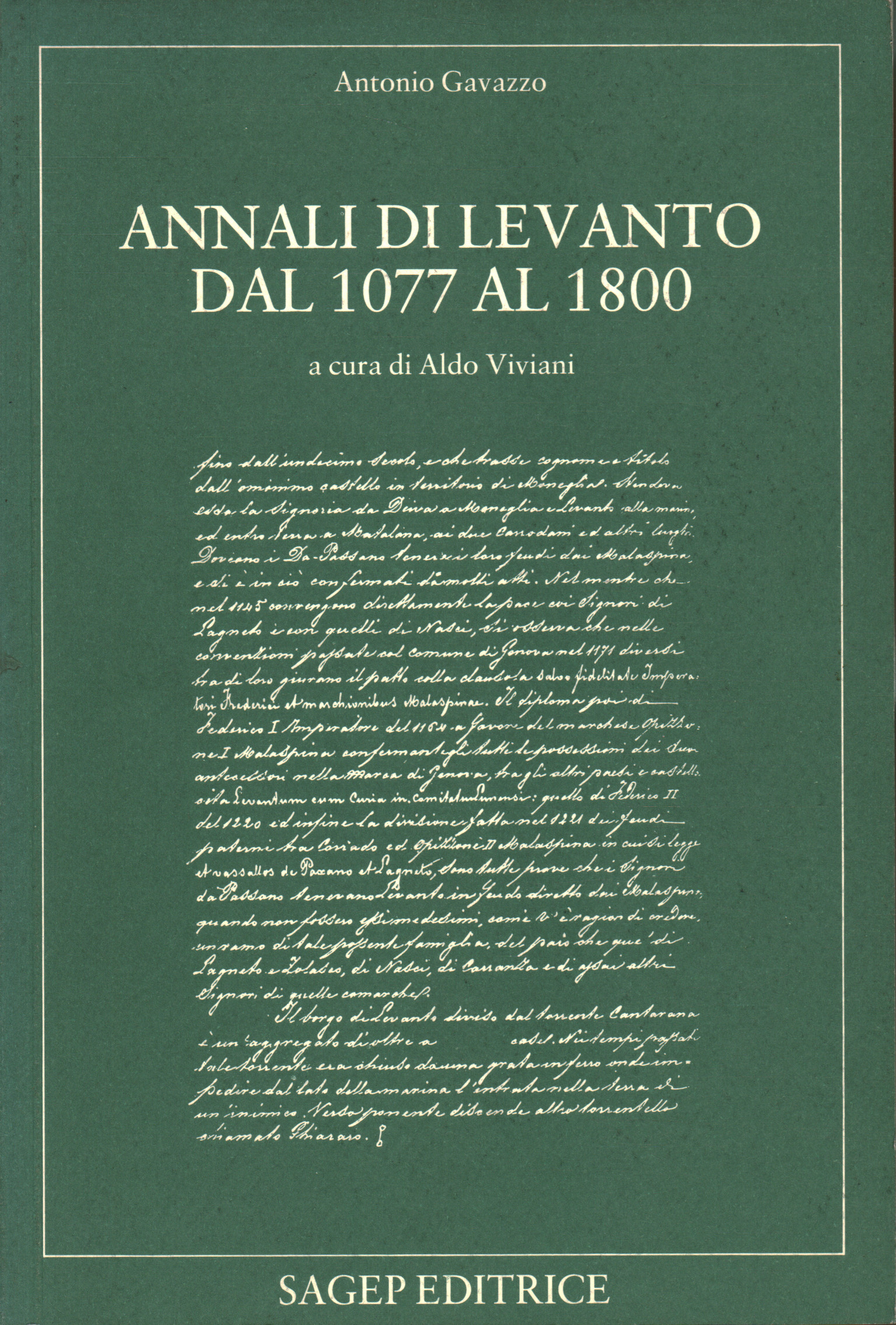 Annalen von Levanto von 1077 bis 1800
