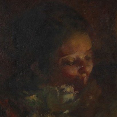 G. Ghiringhelli Oil on Canvas Italy XIX-XX Century