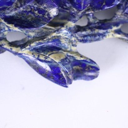 Vase en Pierre Lapis Lazuli Chine XX Siècle