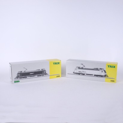 Paar Lokomotiven Trix 22085 und Trix 22090 Deutschland XX Jhd