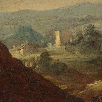 Huile sur Toile Sujet Sacré Italie XVII-XVIII Siècle