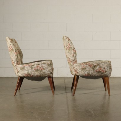 Pair of Armchairs Foam Italy 1950s-1960s