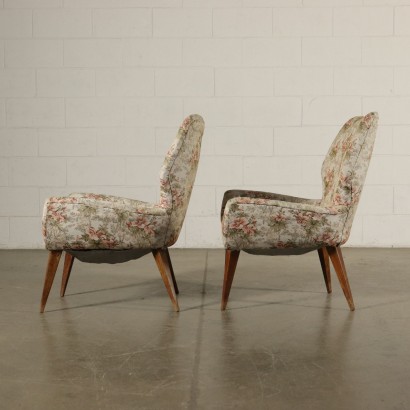 Pair of Armchairs Foam Italy 1950s-1960s