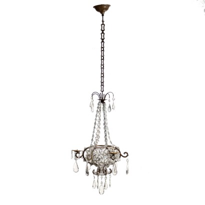 Chandelier Glass Italy XX Century