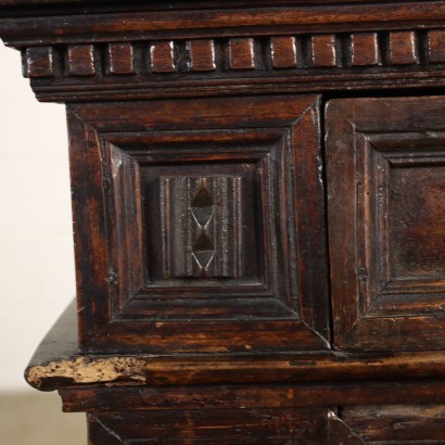 Night Table Walnut Italy XVIII Century