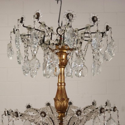 Chandelier Crystal Italy XX Century