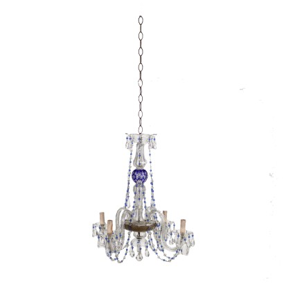 Chandelier Glass Italy XX Century