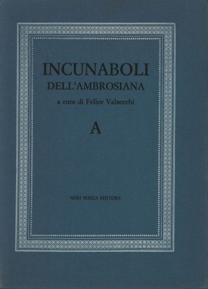 Gli incunaboli dell'Ambrosiana