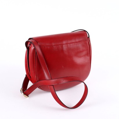 Sac Rouge Céline Vintage Cuir France Années 1960-1970