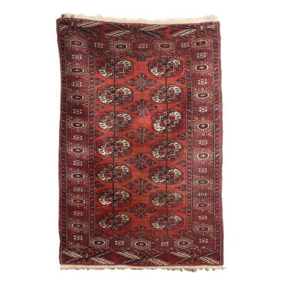 Bukhara Carpet Cotton Big Knot Turkmenistan
