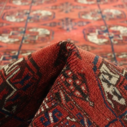 Bukhara Carpet Cotton Big Knot Turkmenistan