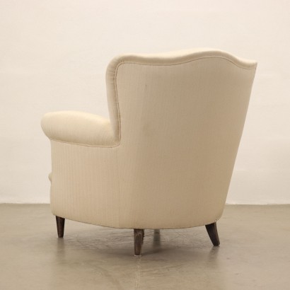 Fauteuil Tissu Italie Années 1950