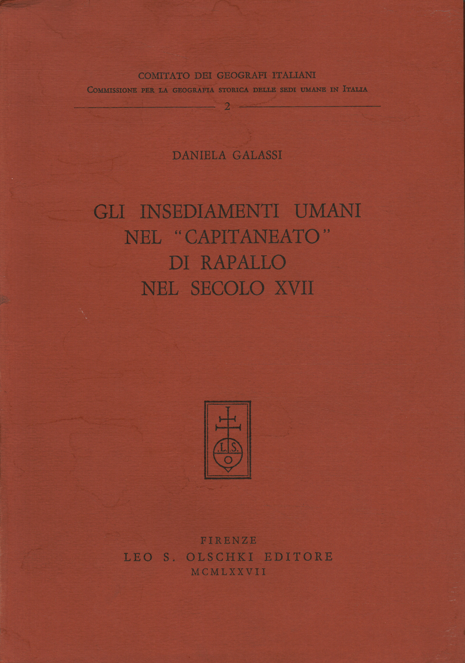Gli insediamenti umani nel Capitaneato d