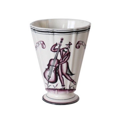G. Andlovitz Vase Ceramic Italy 1930s