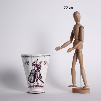 Vase G. Andlovitz Céramique Italie XX Siècle