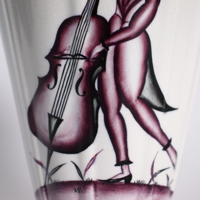 Vase G. Andlovitz Céramique Italie XX Siècle