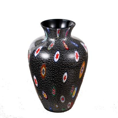 Michielotto Glass Vase Italy 1980s