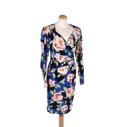 VESTIDO VINTAGE FLORAL UNGARO