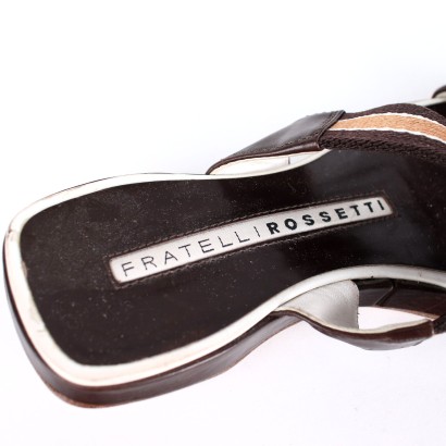 fratelli rossetti, ciabattine, sandali, mules, made in intaly, scarpe fratelli rossetti, calzature fratelli rossetti, secondhand,Ciabattine Fratelli Rossetti