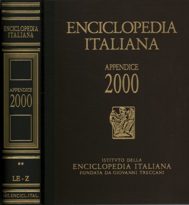 Enciclopedia italiana di scienze, lettere ed arti Appendice 2000 (LE-Z)
